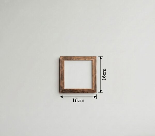 UKZM083 keretezett MDF falikép, 16 x 16 cm