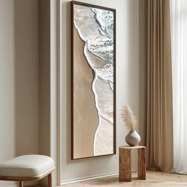 LONG022-S/120-40 keretezett MDF falikép, 40 x 120 cm