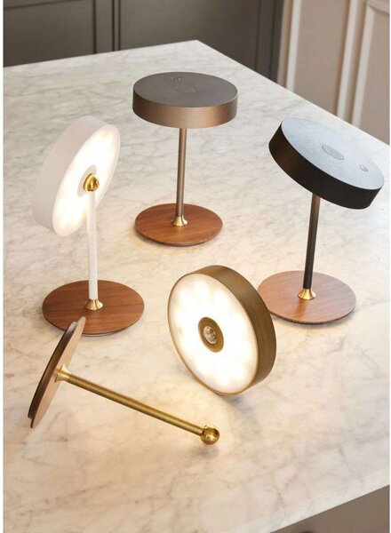 Asztali lámpa Halo Design, dimmable, Arany / Sárgaréz, Nappali, Fém