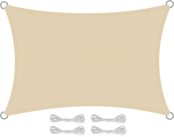 Pepita Deluxe szögletes Napvitorla 2x3m 160g/m2 - Többféle