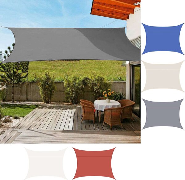Pepita Deluxe szögletes Napvitorla 2x3m 160g/m2 - Többféle