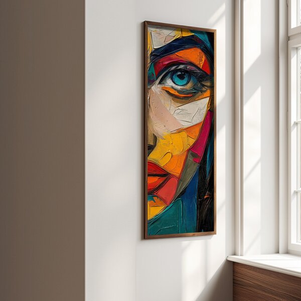EMR078 keretezett MDF falikép, 40 x 120 cm