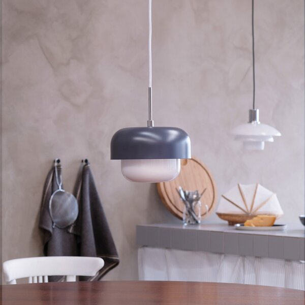 Függőlámpa Dyberg Larsen, Haipot, dimmable, Szürke, Nappali, Fém, Skandináv