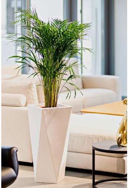 MONUMO VASO fehér 72cm Designer virágcserép MONUMO VASO fehér 72cm
