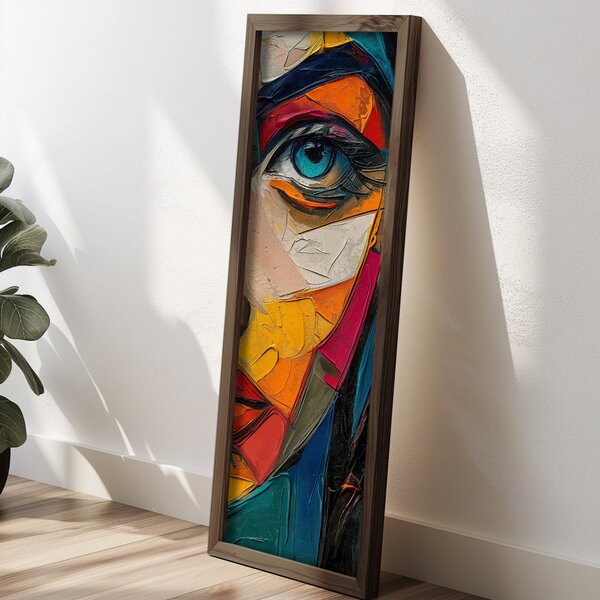 EMR078 keretezett MDF falikép, 40 x 120 cm