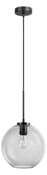 Függőlámpa Dyberg Larsen, Loop, dimmable, Fekete, Nappali, Üveg
