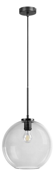 Függőlámpa Dyberg Larsen, Loop, dimmable, Fekete, Nappali, Üveg