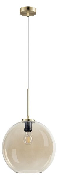 Függőlámpa Dyberg Larsen, Loop, dimmable, Arany / Sárgaréz, Nappali, Üveg