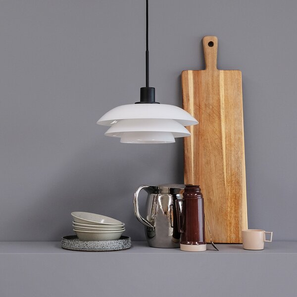 Függőlámpa Dyberg Larsen, DL20, dimmable, Fehér, Nappali, Üveg, Skandináv