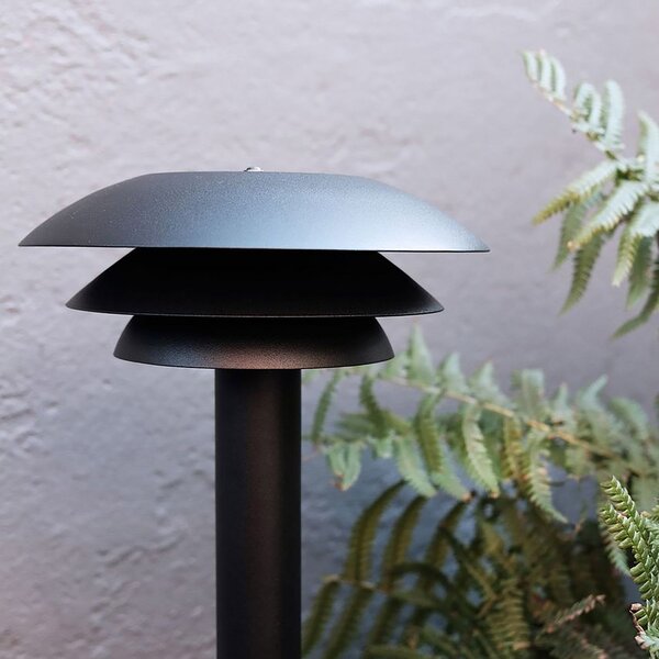 Kültéri Lámpa Dyberg Larsen, DL20 Outdoor, dimmable, Fekete, Fém, Skandináv