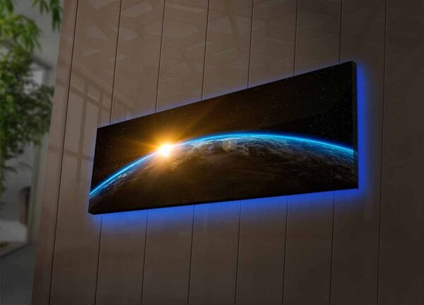 3090NASA-018 LED-világítású vászonkép