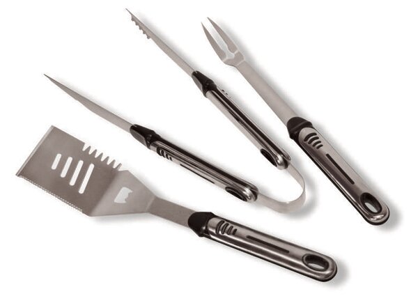 ACTIVA Lux 3 darabos rozsdamentes Grill szett