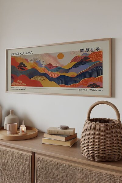 Artsmdfyty22-50120 keretezett MDF falikép, 50 x 120 cm