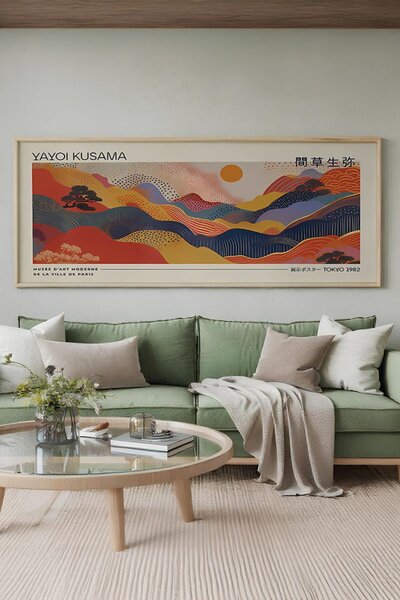 Artsmdfyty22-50120 keretezett MDF falikép, 50 x 120 cm