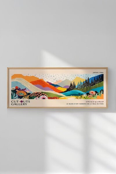Artsmdfyty2-50120 keretezett MDF falikép, 50 x 120 cm