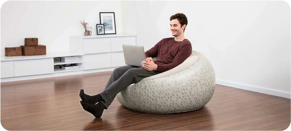 Bestway felfújható puff fotel 75052 kék