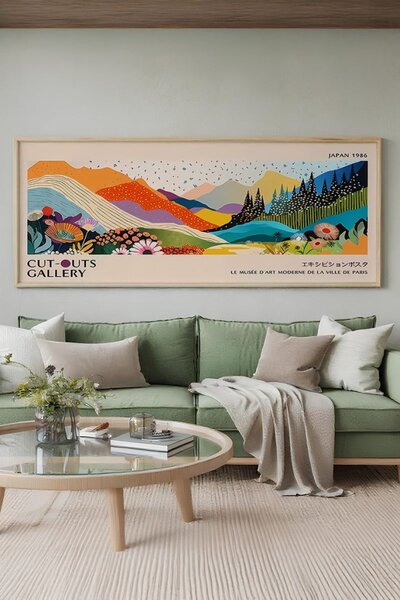 Artsmdfyty2-50120 keretezett MDF falikép, 50 x 120 cm