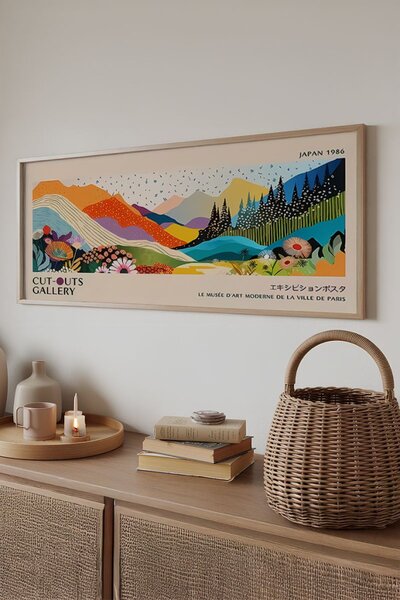Artsmdfyty2-50120 keretezett MDF falikép, 50 x 120 cm