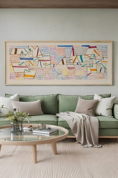 Artsmdfyty3-50120 keretezett MDF falikép, 50 x 120 cm