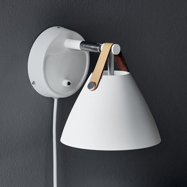 Fali Lámpa DFTP by Nordlux, Strap, Fehér, Nappali, Fém, Modern