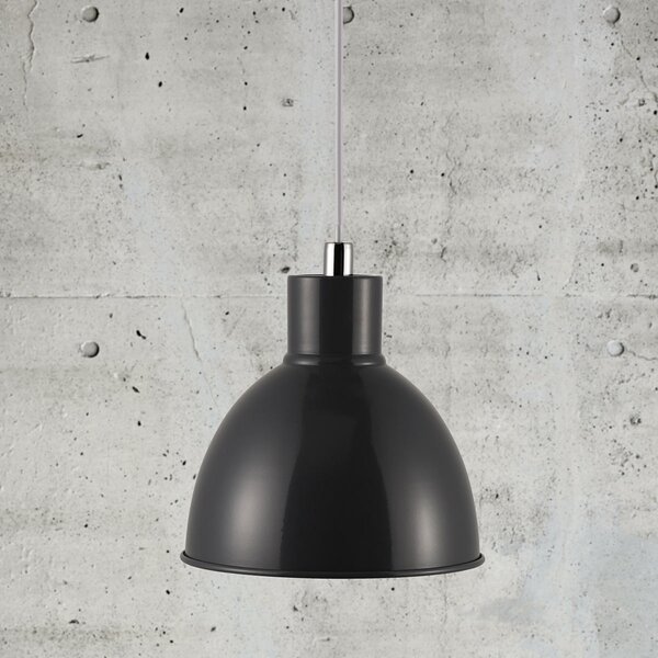 Függőlámpa Nordlux, Pop, dimmable, Fekete, Nappali, Fém, Skandináv