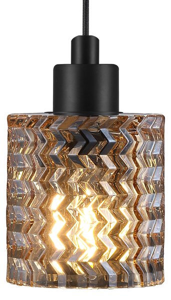 Függőlámpa Nordlux, Hollywood, dimmable, Barna / Rozsdabarna, Nappali, Üveg, Modern