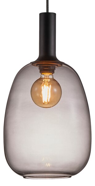 Függőlámpa Nordlux, Alton, dimmable, Fekete, Nappali, Üveg, Modern