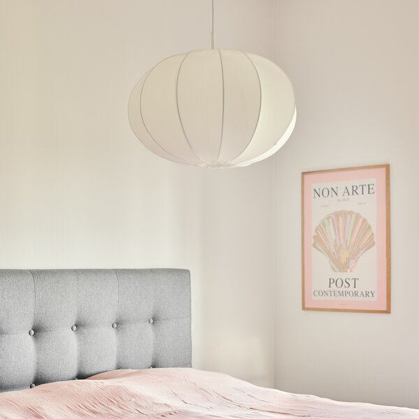 Függőlámpa Nordlux, Aeron, dimmable, Fehér, Hálószoba, Szövet / Textília