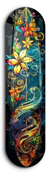 Hawaiian edzett üvegkép, 20 x 80 cm
