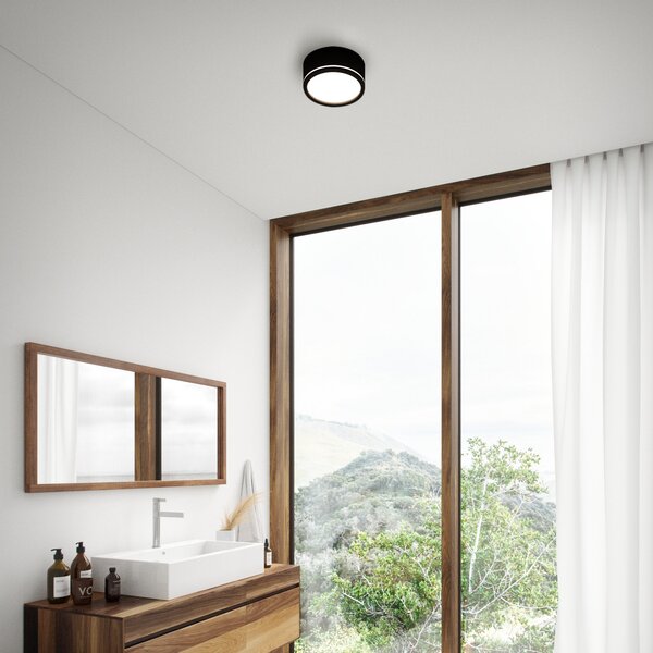 Kültéri Lámpa Nordlux, Ava Smart, dimmable, Fekete, Fürdőszoba, Fém