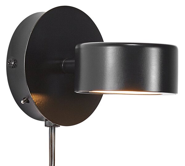 Fali Lámpa Nordlux, Clyde, dimmable, Fekete, Nappali, Fém, Modern