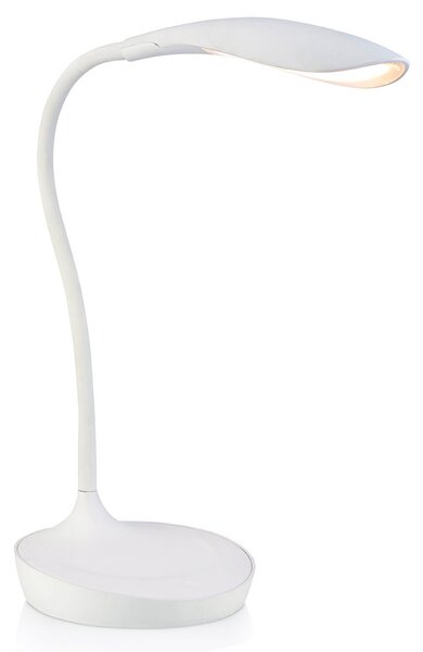 Asztali lámpa Markslöjd, Swan, dimmable, Fehér, Dolgozószoba / iroda, Műanyag, Skandináv