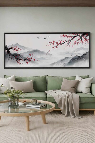 Artsyhmdfyty11-12050 keretezett MDF falikép, 50 x 120 cm