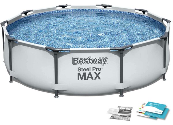 Bestway Steel Pro MAX 305x76cm Fémvázas medence (56406)