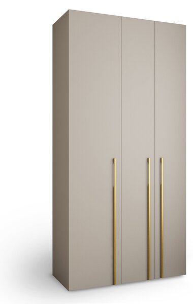 COMO 3 ruhásszekrény 120x246x50 - kasmír