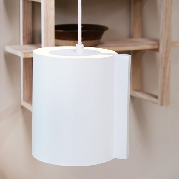 Függőlámpa Dyberg Larsen, Wum, dimmable, Fehér, Nappali, Fém, Dizájn
