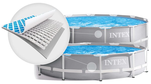 Intex Prism Frame Prémium Fémvázas medence 366x99cm vízforgató, létra (26716NP)
