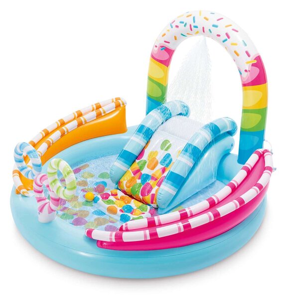 Intex 170x168x122cm Candy felfújható Medence (57144NP) - kék
