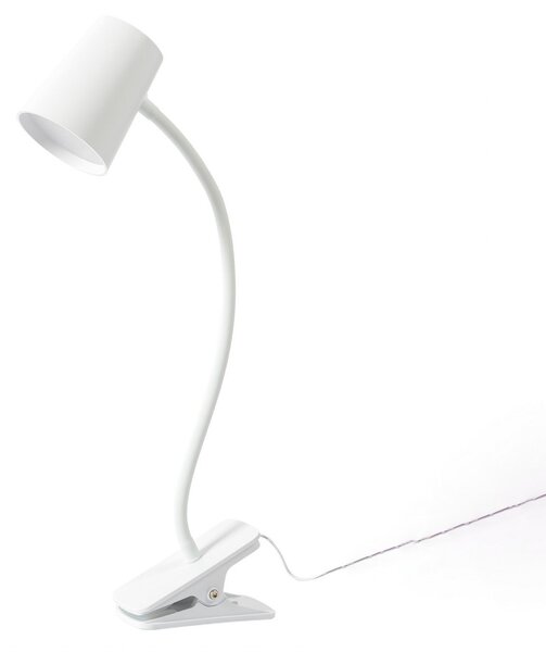 Spotlámpa Lindby, Ailina, dimmable, Fehér, Dolgozószoba / iroda, Műanyag, Modern