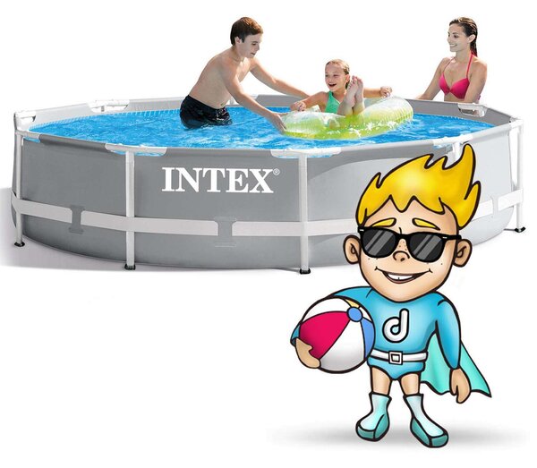 Intex Prism Frame Prémium Fémvázas medence vízforgatóval 305x76cm (26702NP)