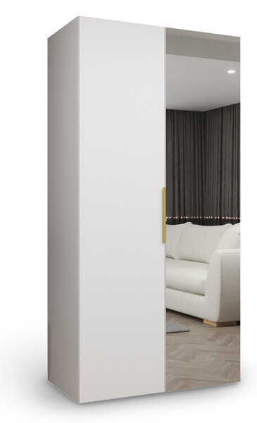 MARBELLA 2 ruhásszekrény 100x202x52 - fehér