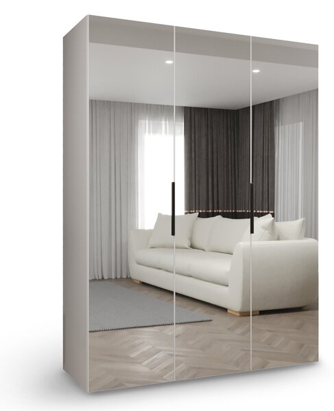 MARBELLA 3 ruhásszekrény 150x202x52 - fehér