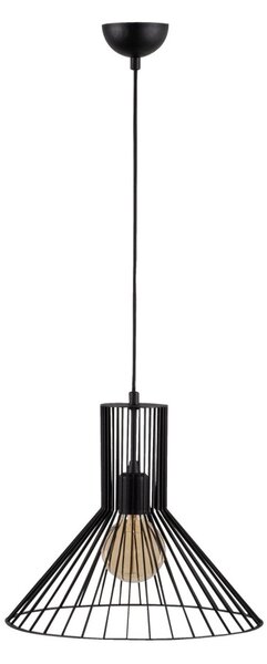 Fellini MR-757 fekete fém függőlámpa, Ø38 cm