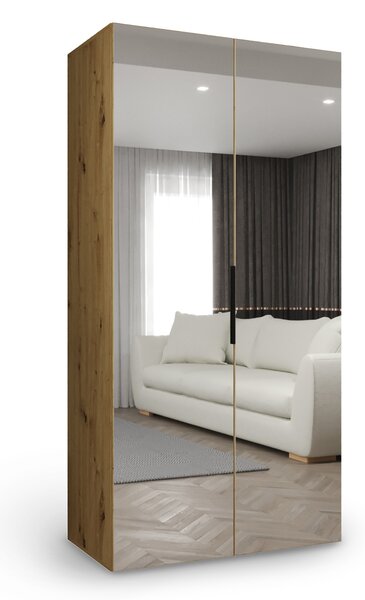 MARBELLA 3 ruhásszekrény 100x202x52 - artisan tölgy