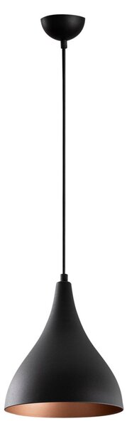 Berceste N-1395 fekete vas függőlámpa, Ø22 cm