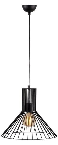 Fellini MR-757 fekete fém függőlámpa, Ø38 cm