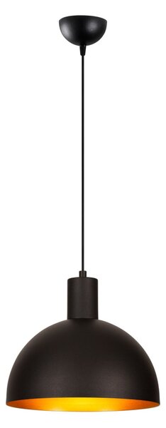 Sivani MR-306 fekete-arany fém függőlámpa, Ø30 cm