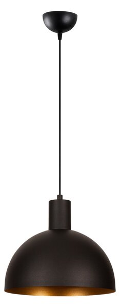 Sivani MR-306 fekete-arany fém függőlámpa, Ø30 cm