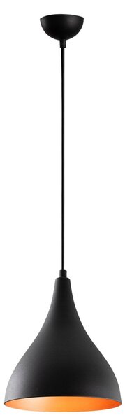 Berceste N-1395 fekete vas függőlámpa, Ø22 cm