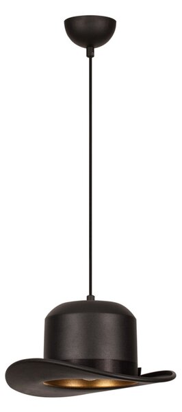 Sivani MR-992 fekete fém függőlámpa, Ø30 cm